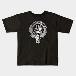 Clan MacKinnon Crest & Tartan Kids T-Shirt